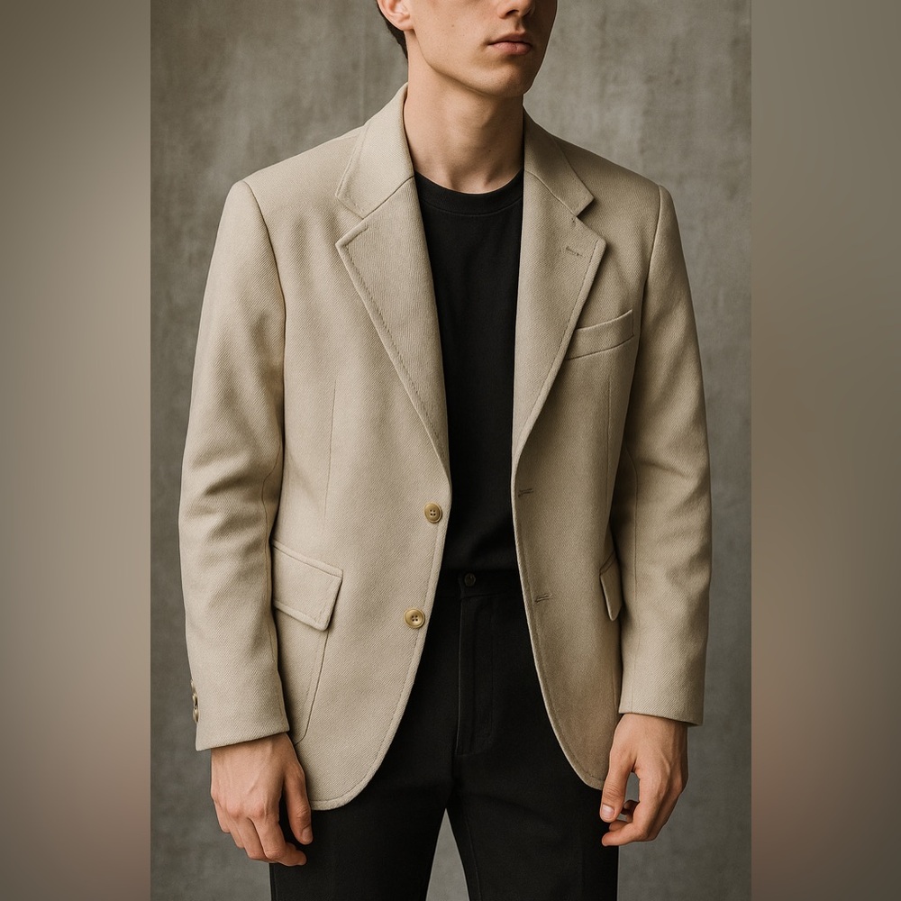 Vintage Nino Cerruti‎ Beige Sport Coat – Society Brand Ltd 1970s Tailored